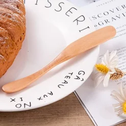 Wooden Butter Knife Cheese Spreader 6.5", Set Of 6, Restaurant Grade -Kitchen Island Sale 51IBc4iAFlL