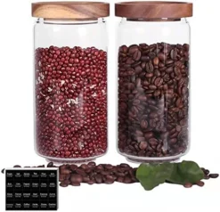 Set Of 5 Kitchen Canisters,Thick, Stackable, Natural Style,Cookie, Rice And Spice Jars - Sugar Or Flour Container - Big And Small Airtight Food Jar For Pantry 13 Set Of 5 Kitchen Canisters,Thick, Stackable, Natural Style,Cookie, Rice And Spice Jars - Sugar Or Flour Container - Big And Small Airtight Food Jar For Pantry -Kitchen Island Sale 51IO73Cru6L. AC