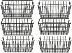 Freezer Baskets Wire Storage Baskets Closet Baskets Bin Farmhouse Organizer Storage Bins Organization Storage For Home, Office, Bathroom, Pantry -Set Of 2, 15.7" -Kitchen Island Sale 51J7R8mFMuL. AC