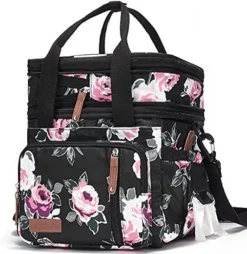 Dult Lunch Box For Work, Expandable Large Lunch Bags For Women Men, Leakproof Double Deck Lunch Box Cooler Tote Bag With Removable Shoulder Strap (Grey) -Kitchen Island Sale 51JNjUXPvrS. AC