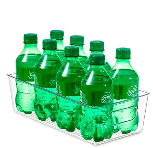 T Of 8 Refrigerator Pantry Organizer Bins - Clear Food Storage Baskets For Kitchen, Countertops, Cabinets, Fridge, Freezer, Bedrooms, Bathrooms - Plastic Household Storage Containers 3 T Of 8 Refrigerator Pantry Organizer Bins - Clear Food Storage Baskets For Kitchen, Countertops, Cabinets, Fridge, Freezer, Bedrooms, Bathrooms - Plastic Household Storage Containers - Image 3