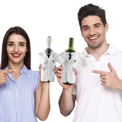 White Coat Wine Gifts For Women Doctors - Felt Wine Gift Bag With Otoscope, Syringe, Capsules, Necklace, Doctors Wine Cover Gifts For Graduation Birthday Anniversary Nurse Practitioner Gifts For Women -Kitchen Island Sale 51K9Ti51fHL