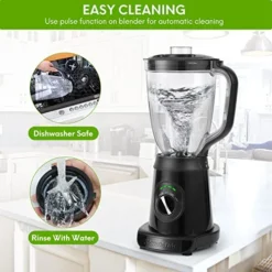 300W Cordless Portable Blender For Shakes And Smoothies, Regenerate Personal Large Size Cordless Mixer With Rechargeable Battery For Kitchen Outdoor Sports, Tritan 48 Oz Camping Blender Jar For Fruits, Veges, Black -Kitchen Island Sale 51KazW2jzFL