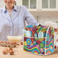 Mumeson Flower Mixer Cover Protection Kitchen Mixer Dust Cover Lightweight Stand Mixer Cover Kitchen Decoration Waterproof Mixer Cover Protector -Kitchen Island Sale 51KnUTiGrBL