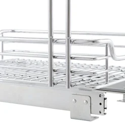 2 Tier Sliding Cabinet Organizer, Easy Glide Cabinet Shelf Organizer C4262-1 -Kitchen Island Sale 51LTsY2dilL