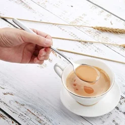 Spoons, Korean Soup Spoons,Stainless Steel Spoon With Long Handle Set Of 8 -Kitchen Island Sale 51M2rZ6bjFL