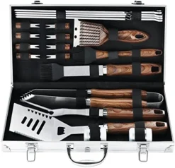 21PCS Professional Stainless Steel Grill Accessories Set For Men Dad Women - Perfect Grill Gift On Father's Day, Christmas, Birthday - Complete BBQ Kit For Outdoor Camping Barbecue -Kitchen Island Sale 51MDjqX36UL. AC