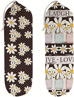 WELLBANEE 2Pcs Sunflower Plastic Bag Holder For Kitchen, The Bag Bag, Plastic Bag Organizer- PB001 -Kitchen Island Sale 51MFY6S0P9L. AC