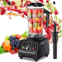 Professional Countertop Blender With 2200-Watt Base, Smoothie Blender,Built-in Timer,High Power Blender 2L Cups For Frozen Drinks,Shakes And Smoothies