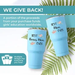 Stepmom Tumbler 30oz, Best Bonus Mom Ever Gifts, Step Mom Gifts For Your Second Mom, Bonus Mom Mothers Day Gifts For Stepmoms, Bonus Mom Gifts For Mothers Day Gifts For Step Mom Birthday Gifts -Kitchen Island Sale 51MOP2A35wL