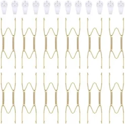 12 Pieces Invisible Plate Hangers Wall Plate Hangers Stainless Steel Decorative Wire Plate Hangers Holders In 3 Sizes With 12 Pieces Wall Hooks For Decorative Plates And Art (6/8/10 Inch) -Kitchen Island Sale 51Md5wroZmL. AC