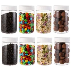 16 Pack Clear Plastic Jars Bottles Containers 16oz Juice Bottles Water Bottles With White Ribbed Lids For Juicing, Smoothies, Kombucha, Tea, Milk Bottles, Homemade Beverages Bottle 5 16 Pack Clear Plastic Jars Bottles Containers 16oz Juice Bottles Water Bottles With White Ribbed Lids For Juicing, Smoothies, Kombucha, Tea, Milk Bottles, Homemade Beverages Bottle -Kitchen Island Sale 51MvzoC8q1L