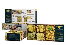 8-Piece Raviolli And Tortellini Starter Set, Cream