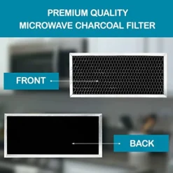 GE JX81H, WB02X10956, WB02X11544, WB2X10956 Microwave Recirculating Charcoal Filter Compatible With GE (2-Pack) -Kitchen Island Sale 51NDfLiD54L