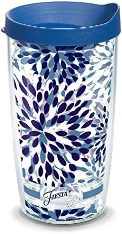 Tervis Made In USA Double Walled Fiesta Insulated Tumbler Cup Keeps Drinks Cold & Hot, 24oz, Lapis Calypso -Kitchen Island Sale 51NmBrp7tKL. AC