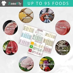 Instant Pot Cheat Sheet Magnet Set & Sealing Ring For Instant Pot 6QT Duo/LUX Pressure Cooker 100% Silicone Food-Grade/Pinch Test/ - Quick Reference Guide Magnets For Insta Pot Time Cookbooks