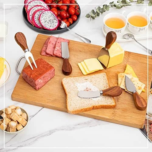 14 Pcs Cheese Spreader Set, Stainless Steel Butter Knife, Mini Tongs, Serving Spoon And Fork, Used For Cheese Spreader Knives For Cheese, Butter, Jam 3 14 Pcs Cheese Spreader Set, Stainless Steel Butter Knife, Mini Tongs, Serving Spoon And Fork, Used For Cheese Spreader Knives For Cheese, Butter, Jam - Image 3