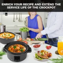 Crock Pot Liners Fit 7-8 Quart Oval Crockpots, Food-grade Silicone Large Size Slow Cooker Liners Leakproof & BPA Free & Dishwasher Safe & Reusable Cooking Liner Instead Of Disposable Crock Pot Liner -Kitchen Island Sale 51OGplji1XL