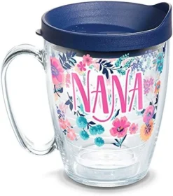 Tervis Made In USA Double Walled Dainty Floral Mother's Day Insulated Tumbler Cup Keeps Drinks Cold & Hot, 16oz, Nana -Kitchen Island Sale 51OKvI5jKJL. AC