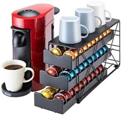 Flagship For Nespresso Pod Holder Drawer Large Mullti Tier Coffee Pod Holder Vertuo (4 Tier (80Pods)) 13 Flagship For Nespresso Pod Holder Drawer Large Mullti Tier Coffee Pod Holder Vertuo (4 Tier (80Pods)) -Kitchen Island Sale 51Q02dPV9vL. AC