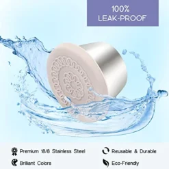 [8 Pack] Salad Dressing Container To Go, 2.4oz Small Condiment Containers With Lids, Reusable Stainless Steel Sauce Cups Containers, Leakproof Silicone Lids For Lunch Bento Box, Picnic And Travel -Kitchen Island Sale 51Q3BF2oK4L