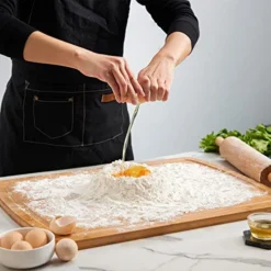 30 X 20 Inch XXXL Bamboo Cutting Board, Kitchen Chopping Boards With Juice Groove For Meat, Cheese, Fruit & Vegetables- Alpine Bamboo Butcher Block Carving Board For Stove Topp