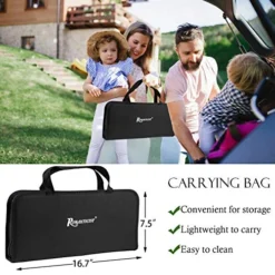 26pcs Grilling Accessories Kit For Men Women, Stainless Steel Heavy Duty BBQ Tools With Glove And Corkscrew, Grill Utensils Set In Portable Canvas Bag For Outdoor,Camping,Backyard,Brown 9 26pcs Grilling Accessories Kit For Men Women, Stainless Steel Heavy Duty BBQ Tools With Glove And Corkscrew, Grill Utensils Set In Portable Canvas Bag For Outdoor,Camping,Backyard,Brown -Kitchen Island Sale 51QehIbP7EL