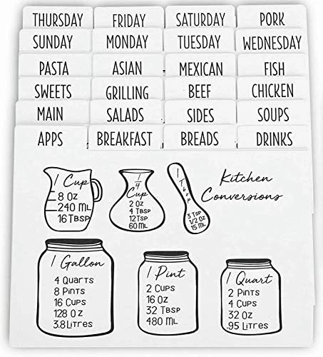 Premium Kraft Recipe Cards Dividers 4x6 With Tabs (Set Of 24) | Recipe Box Dividers Made Of Thick Cardstock | Includes 28 Adhesive Labels And Printed Cooking Tips | Best Kitchen Gift 7 Premium Kraft Recipe Cards Dividers 4x6 With Tabs (Set Of 24) | Recipe Box Dividers Made Of Thick Cardstock | Includes 28 Adhesive Labels And Printed Cooking Tips | Best Kitchen Gift - Image 7