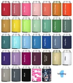 TahoeBay 12 Neoprene Can Sleeves For Standard 12 Ounce Cans Blank Beer Coolers (Red, 12) -Kitchen Island Sale 51R4S2DizSL