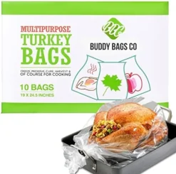 Multipurpose Turkey Oven Bags - Made In USA - 19" X 24.5" - 10 Pack -Kitchen Island Sale 51RhwBsI1tL. AC