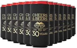 Cheers And Beers To 30 Years Can Coolers, 30th Birthday Party Coolies, Set Of 12, Black And Gold Can Coolers, Perfect For Birthday Parties, Birthday Decorations… 15 Cheers And Beers To 30 Years Can Coolers, 30th Birthday Party Coolies, Set Of 12, Black And Gold Can Coolers, Perfect For Birthday Parties, Birthday Decorations… -Kitchen Island Sale 51RsEkR0ZzL. AC