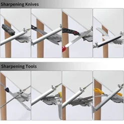 7PCS Knife Sharpening Stone For Professional Knife Sharpeners Fix-Angle Kitchen Sharpener - 4 Ceremic Whetstones: 120#, 320#, 600#, 1500# & 3 Water Stones: 3000# 6000#, 10000# For RUIXIN PRO -Kitchen Island Sale 51S5VLiEp7L