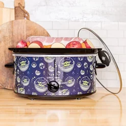 Star Wars The Mandalorian 5 Quart Slow Cooker- Easy Cooking For Baby Yoda- Kitchen Appliance …