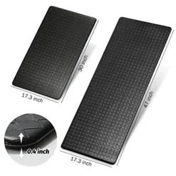 Kitchen Floor Mat Set Of 2 Anti Fatigue Mats Cushioned Black Kitchen Rugs Waterproof & Non Skid Kitchen Rugs And Mats Ergonomic Comfort Standing Kitchen Mats For Floor Office Sink Laundry -Kitchen Island Sale 51SgLXHacTL