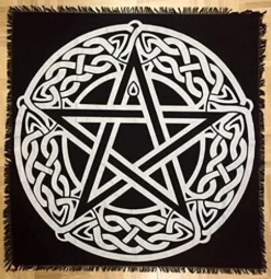 Altar Cloth Triple Moon Pentagram Goddess Witchcraft Alter Tarot Spread Top Cloth Wiccan Square Spiritual 18 By 18 Sacred Cloth (Triple Moon Pentagram Gold Silver) -Kitchen Island Sale 51Sz0hetlmL. AC