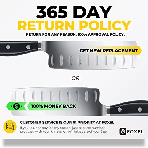 Best Nakiri Knife Square Vegetable Knife - Hallowed Edge Razor Sharp Japanese VG10 High Carbon Steel - Full Tang Balanced Handle For Produce, Fruits, And Veggies 4 Best Nakiri Knife Square Vegetable Knife - Hallowed Edge Razor Sharp Japanese VG10 High Carbon Steel - Full Tang Balanced Handle For Produce, Fruits, And Veggies - Image 4