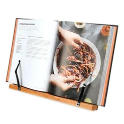 H&S Bamboo Recipe Book Holder - Foldable & Portable Cookbook Stand For Desk - Adjustable Holder For Reading In Bed Or Kitchen 10 H&S Bamboo Recipe Book Holder - Foldable & Portable Cookbook Stand For Desk - Adjustable Holder For Reading In Bed Or Kitchen -Kitchen Island Sale 51U3pFdgiQL
