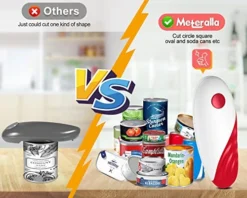 Electric Can Opener Smooth Edge, Can Opener Electric Hands Free And Food-Safe, Battery Operated Automatic Can Opener Open Any Can Sizes For Seniors, Arthritis, And Chefs -Kitchen Island Sale 51UqSLIRkAL