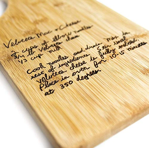 Recipe Cutting Board - Engraved Gifts For Women - Handwritten Recipe Cutting Board - Christmas Day Gift For Mom 2 Recipe Cutting Board - Engraved Gifts For Women - Handwritten Recipe Cutting Board - Christmas Day Gift For Mom - Image 2