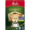 Melitta Gourmet Coffee Filters Size 1x4, 80 Coffee Filters, For Filter Coffee Makers, Brown