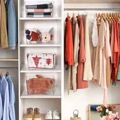 6 Pack Clear Plastic Storage Bins, Kitchen Organization Cabinet Fridge Organizer, Pantry Organization And Storage Bins -Kitchen Island Sale 51VZ7x2zmsL