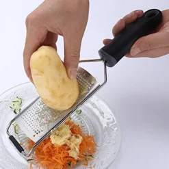 Tainless Steel Cheese Grater, Ergonomic Soft Handle Lemon Ginger Potato Zester With Plastic Cover 10 Tainless Steel Cheese Grater, Ergonomic Soft Handle Lemon Ginger Potato Zester With Plastic Cover -Kitchen Island Sale 51VZA6dqODL