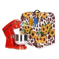 Veniyate Sunflower Cow Print Mixer Dust Cover Dust-proof Stand Mixer Covers With Side Pocket Universal Blender Cover Kitchen Appliance Covers For Blender Accessories -Kitchen Island Sale 51Vnq96uFlL
