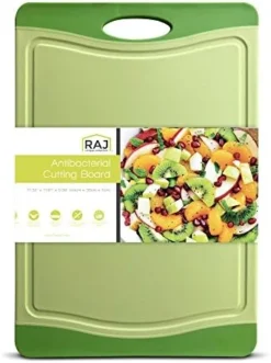 Plastic Cutting Board Reversible Cutting Board, Dishwasher Safe, Chopping Boards, Juice Groove, Large Handle, Non-Slip, BPA Free (Small (11.42" X 7.87"), Lime Green) -Kitchen Island Sale 51Vpa 8vugL. AC