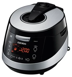 Uckoo CRP-HS0657F 6 Cup Pressure Rice Cooker, 110V, Black