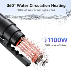 Sous Vide Machine, Lekoza Joule Sous Vide Cooker 1100 Watts, Ultra-quiet Fast-Heating Wifi Connect Preset Recipes On APP Immersion Circulator Precise Cooker With Accurate Temperature And Timer 9 Sous Vide Machine, Lekoza Joule Sous Vide Cooker 1100 Watts, Ultra-quiet Fast-Heating Wifi Connect Preset Recipes On APP Immersion Circulator Precise Cooker With Accurate Temperature And Timer -Kitchen Island Sale 51VxHMTa7lL