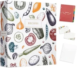 Recipe 3 Ring Binder 8.5x11 | Full-Page With Clear Protective Sleeves To Write In Your Own Recipes And Color Printing Paper For Family Recipes -Kitchen Island Sale 51Wl6DZ9VWL. AC
