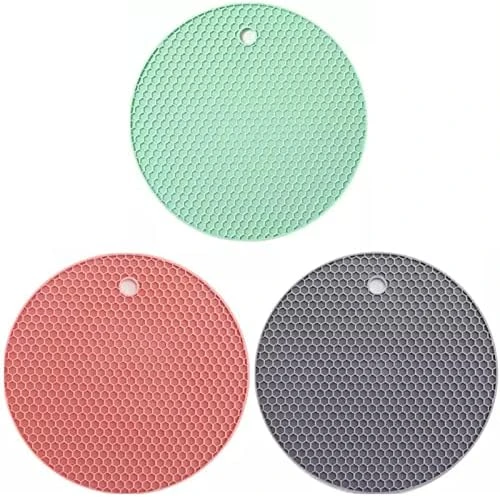 Silicone Coasters Trivet Mats For Hot Dishes, Pot Holders, Flexible Kitchen Trivets Pads For Table, Hot Pots And Pans (Set Of 4, Purple) 10 Silicone Coasters Trivet Mats For Hot Dishes, Pot Holders, Flexible Kitchen Trivets Pads For Table, Hot Pots And Pans (Set Of 4, Purple) - Image 10