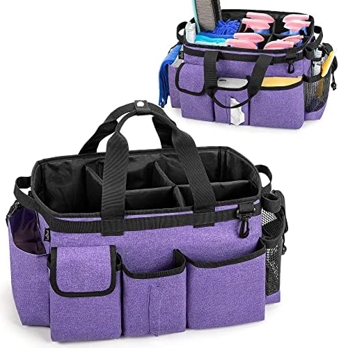 Large Wearable Cleaning Caddy Bag With Detachable Divider, Cleaning Organizer With Handles, Cleaning Supply Tote With Adjustable Shoulder Strap For Cleaners & Housekeepers, Totem 6 Large Wearable Cleaning Caddy Bag With Detachable Divider, Cleaning Organizer With Handles, Cleaning Supply Tote With Adjustable Shoulder Strap For Cleaners & Housekeepers, Totem - Image 6