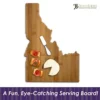Idaho State Shaped Bamboo Serving & Cutting Board